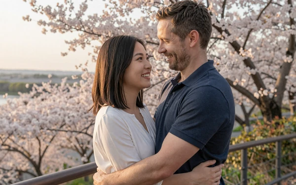 Mark and Sakura - real success story of American man and Japanese woman who met on HBDragons